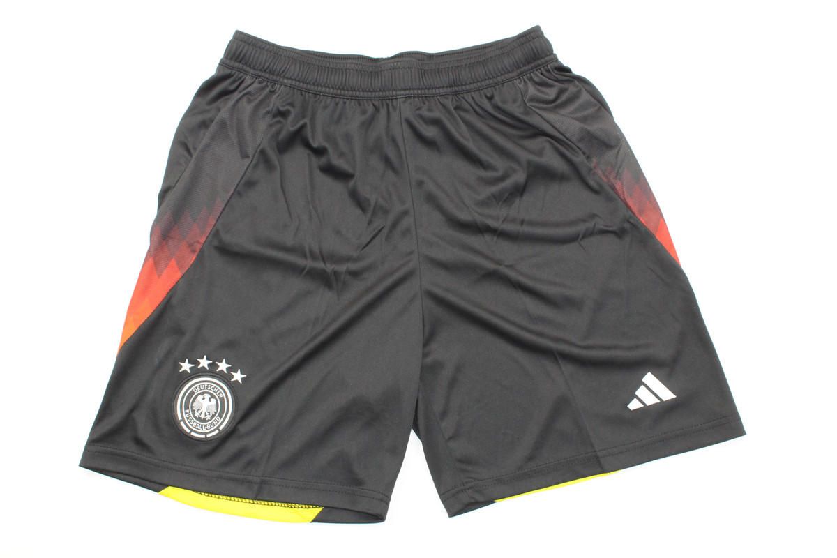 AAA Quality Germany 2024 Euro Black Soccer Shorts
